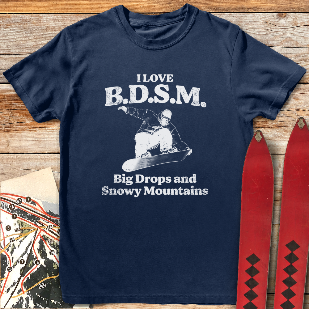 1289 Bdsm Snowboarder White - Navy