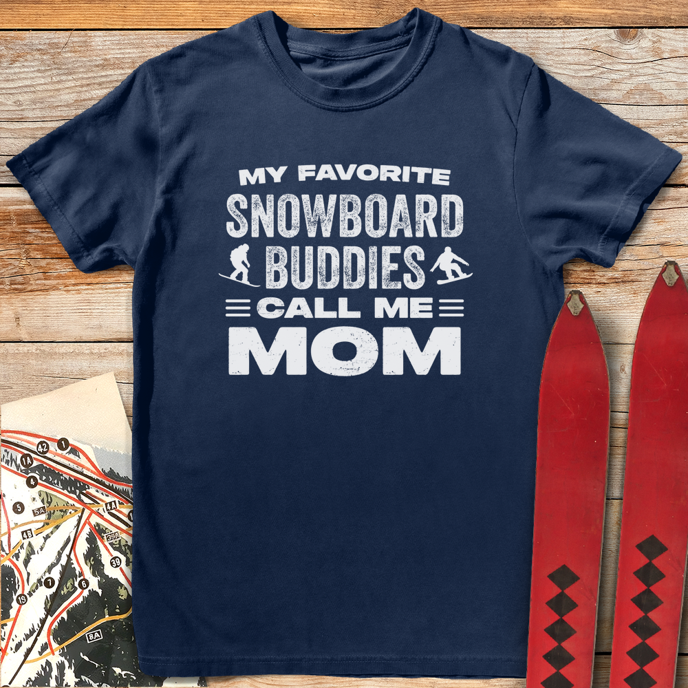 1283 Snowboard Buddy Mom White - Navy