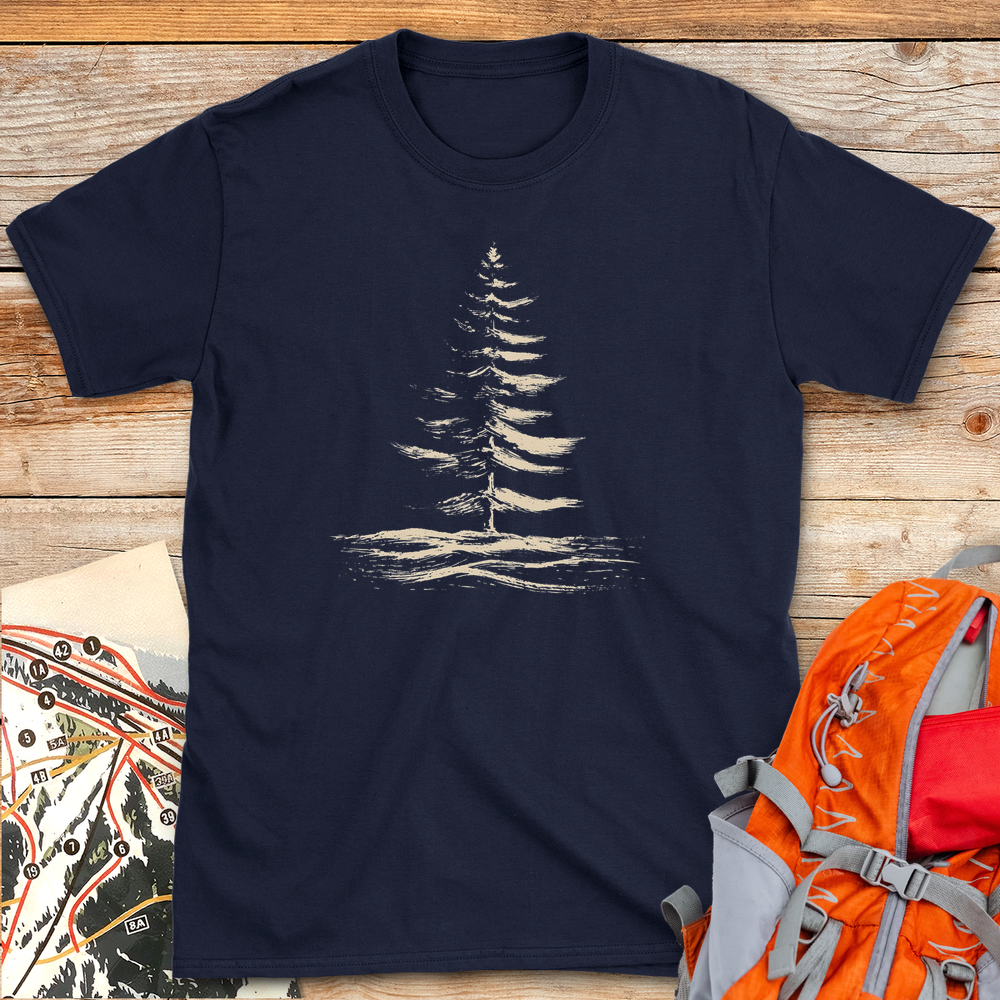1315 Steady Brush Pine White - Navy