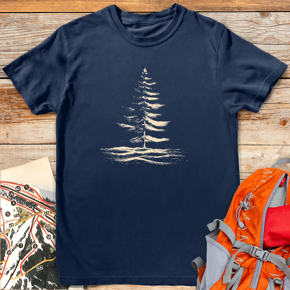 1315 Steady Brush Pine White - Navy