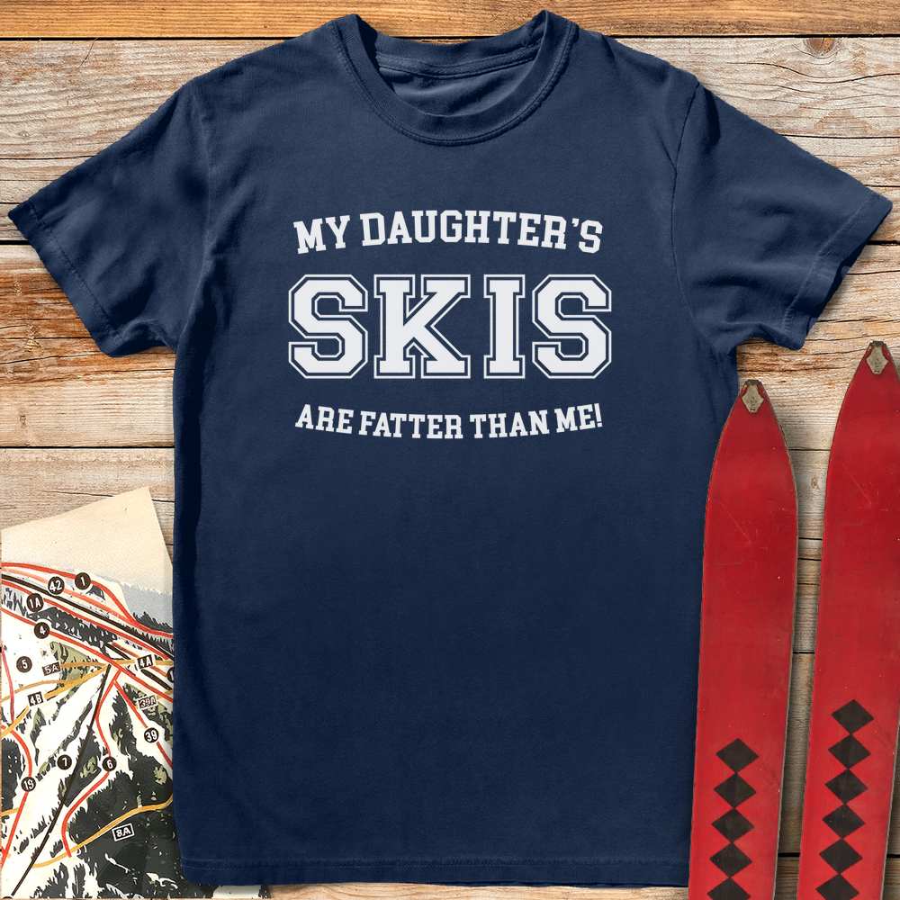 1319 Daughters Fat Skis White - Navy