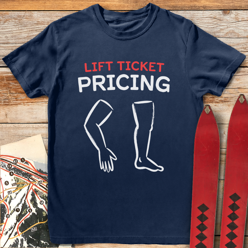 1339 Lift Ticket Pricing White - Navy