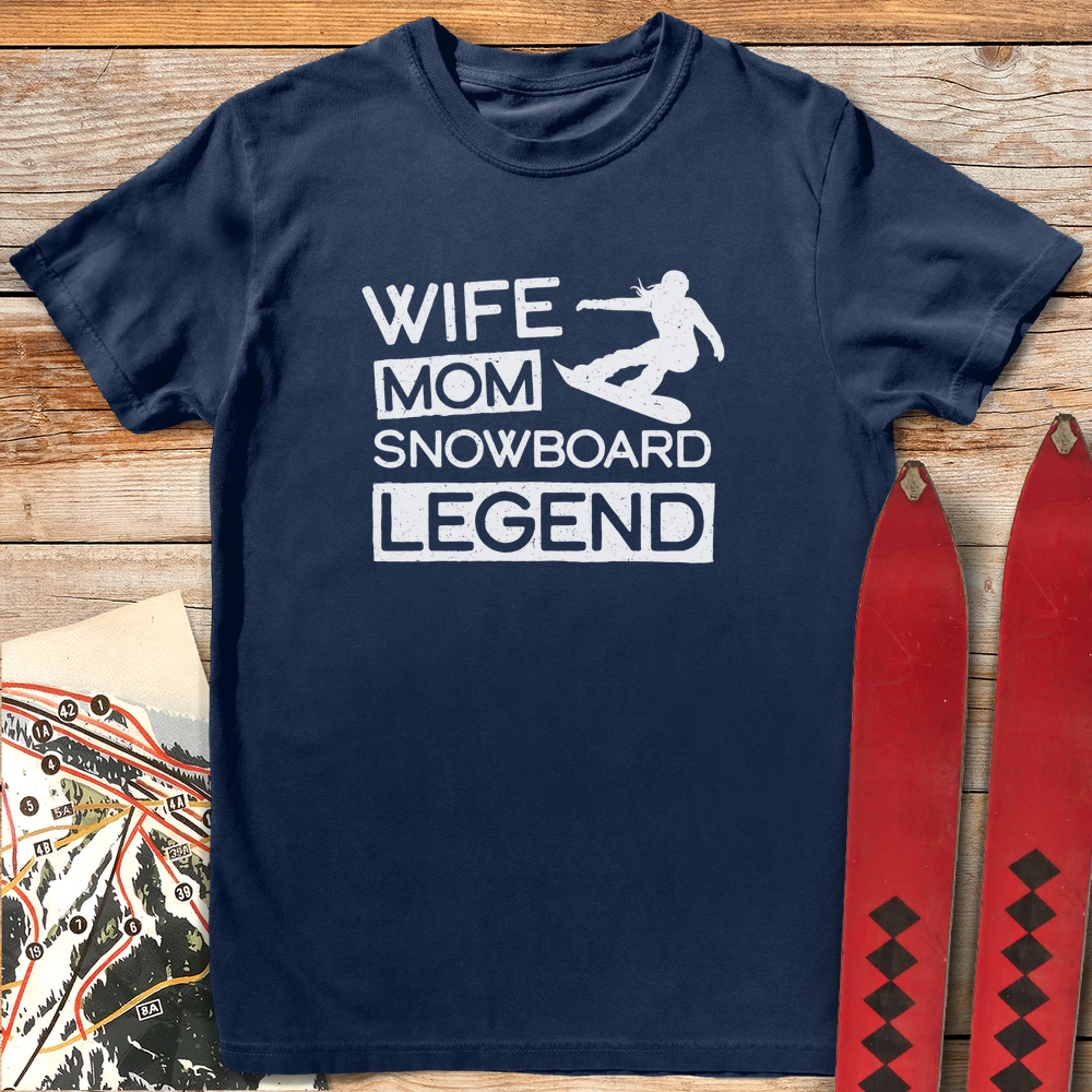1376 Mom Snowboard Legend White - Navy