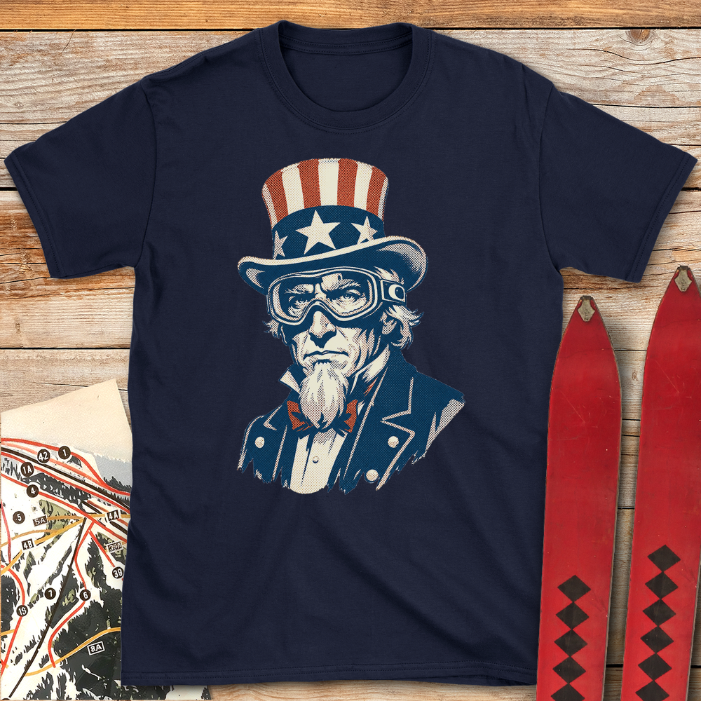 1382 Uncle Same Shreds White - Navy