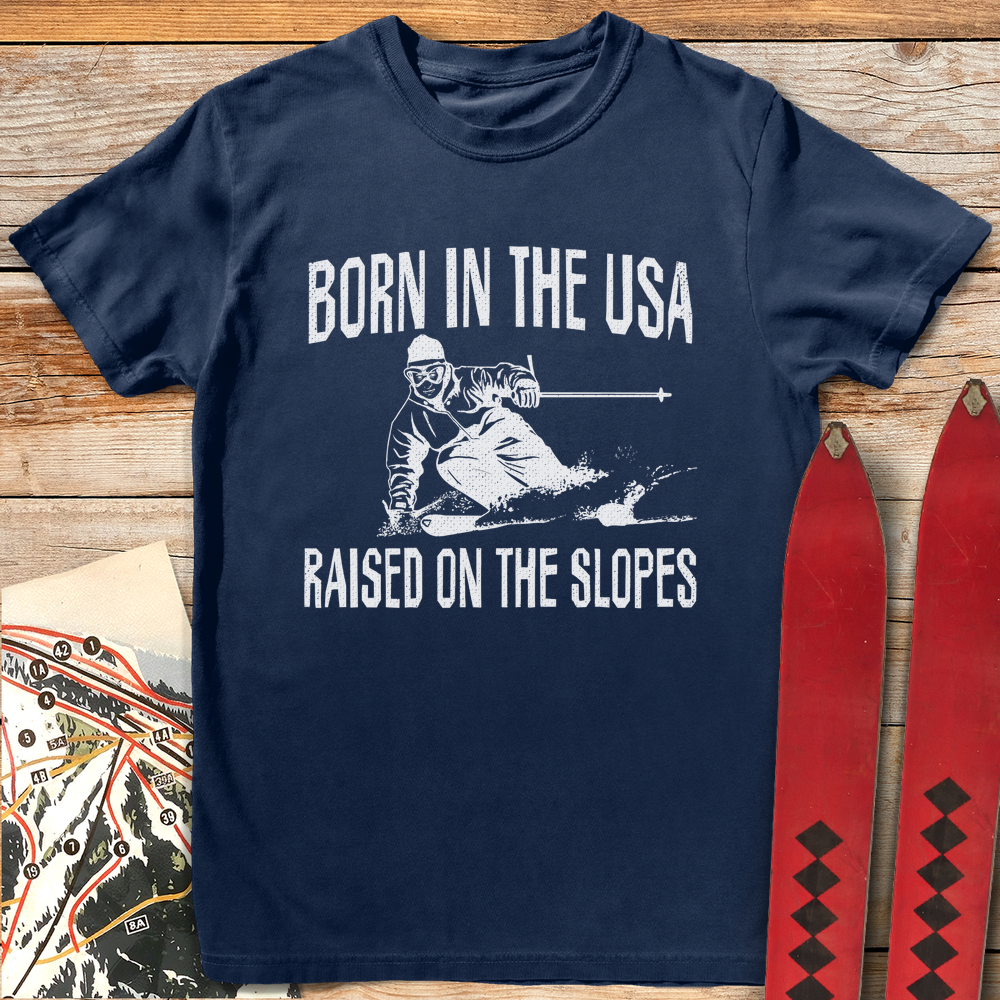 1380 Born And Raised White - Navy
