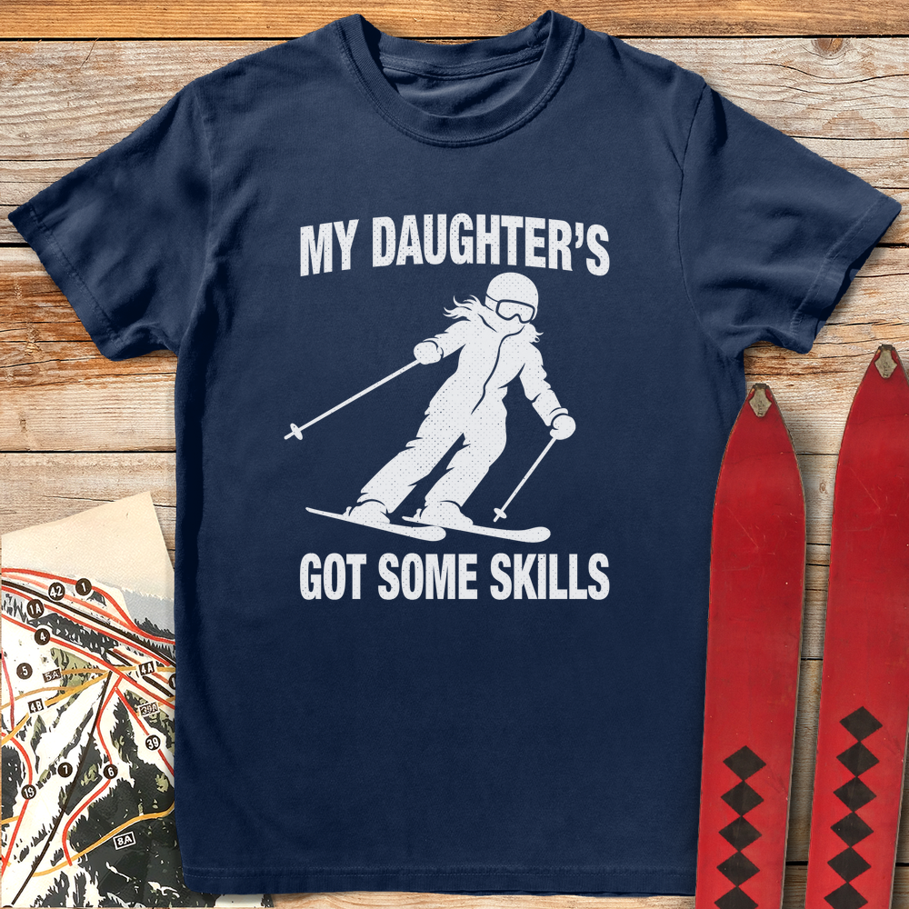 1398 Daughter S Got Skill White - Navy