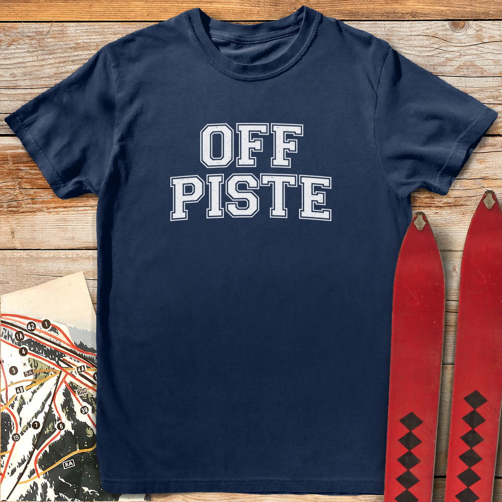 1409 Varsity Off Piste White - Navy