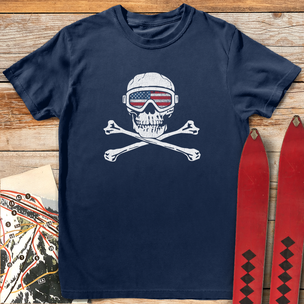 1418 Goggle Roger Usa White - Navy