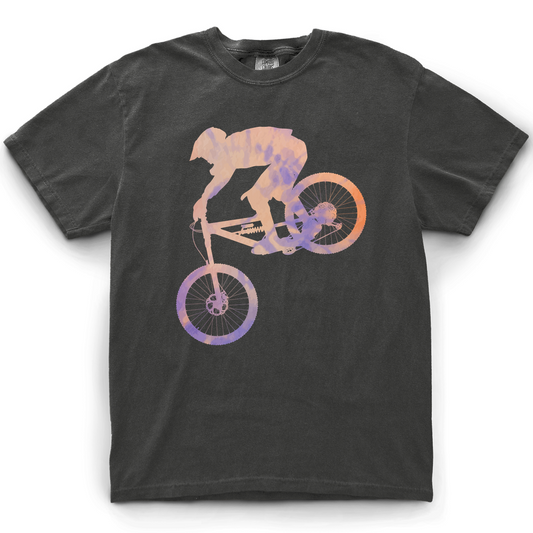 Tie Dye Bike Drop T-Shirt - Pepper