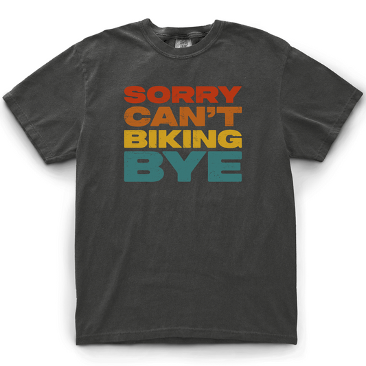 Sorry Biking T-Shirt - Pepper