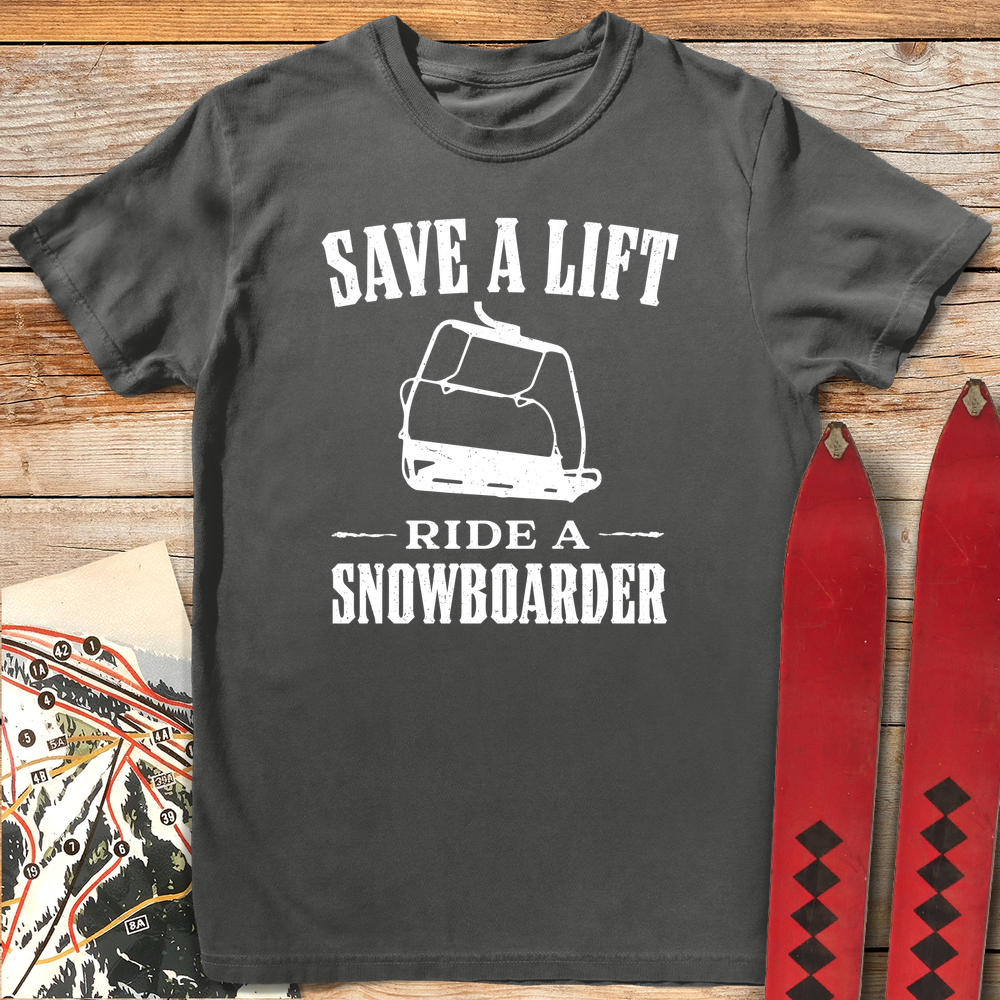 521 Ride A Snowboarder White - Pepper