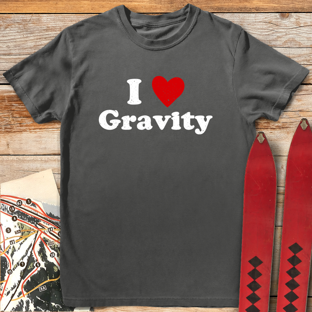 713 I Love Gravity White - Pepper