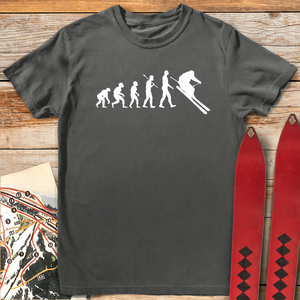 767 Evolution Of Skiers White - Pepper