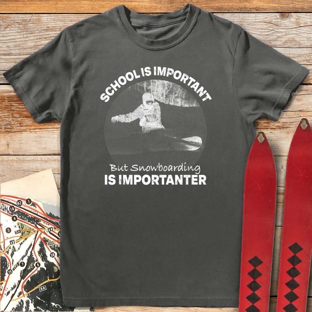 Snowboarding Importanter White - Pepper