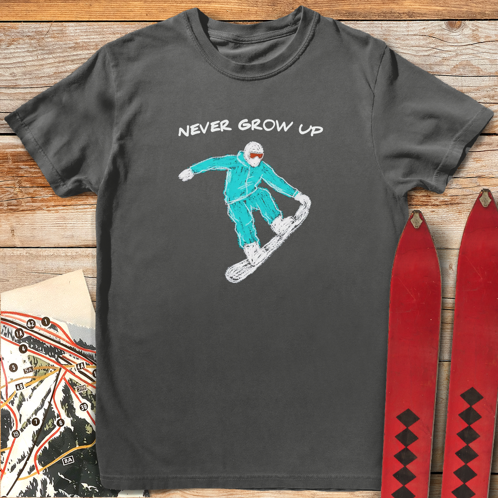 1014 Never Grow Up White - Pepper