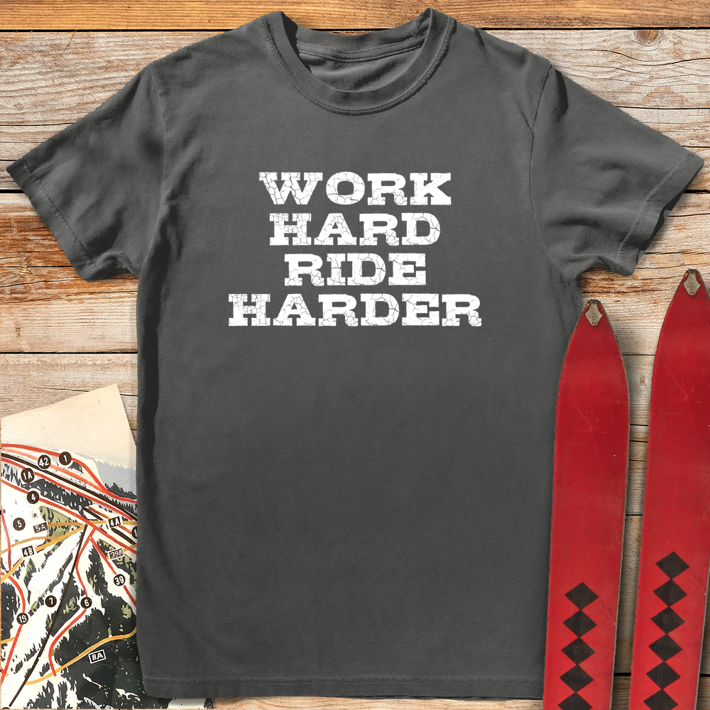 1001 Ride Harder White - Pepper