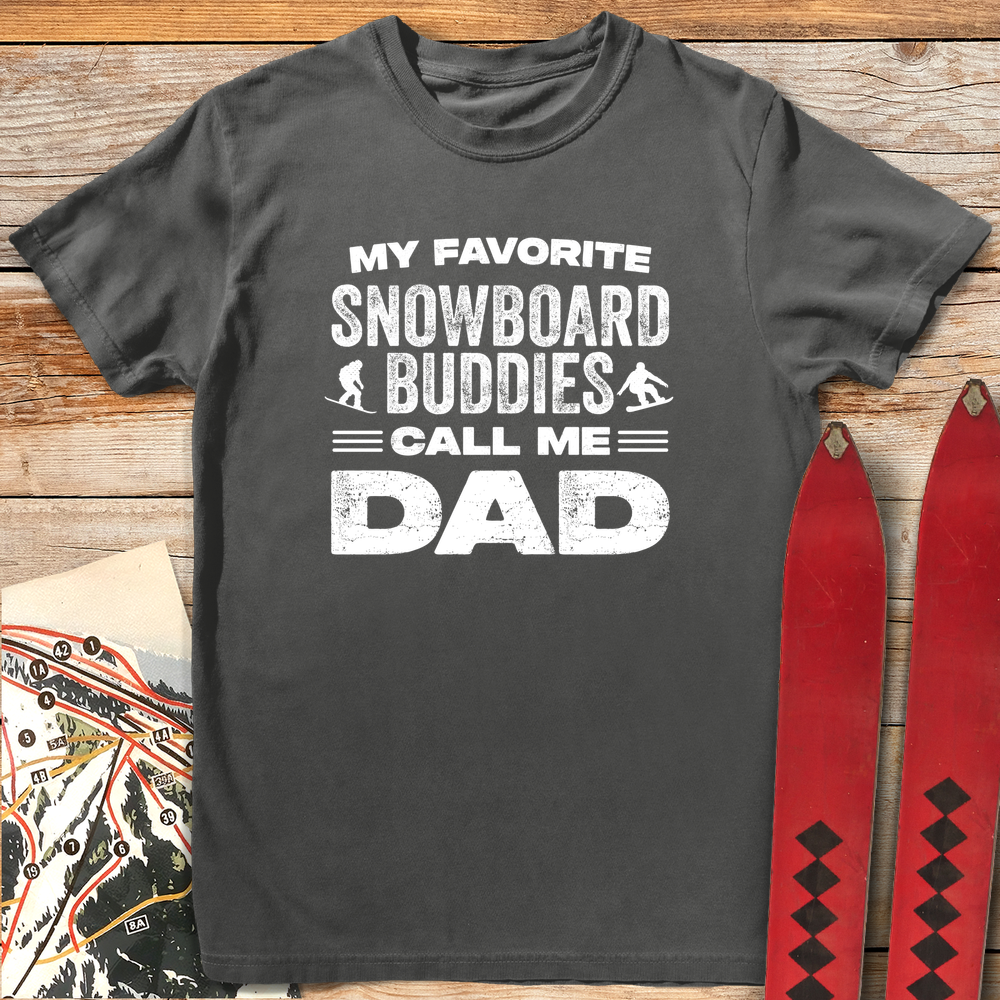 1035 Favorite Snowboard Buddies White - Pepper