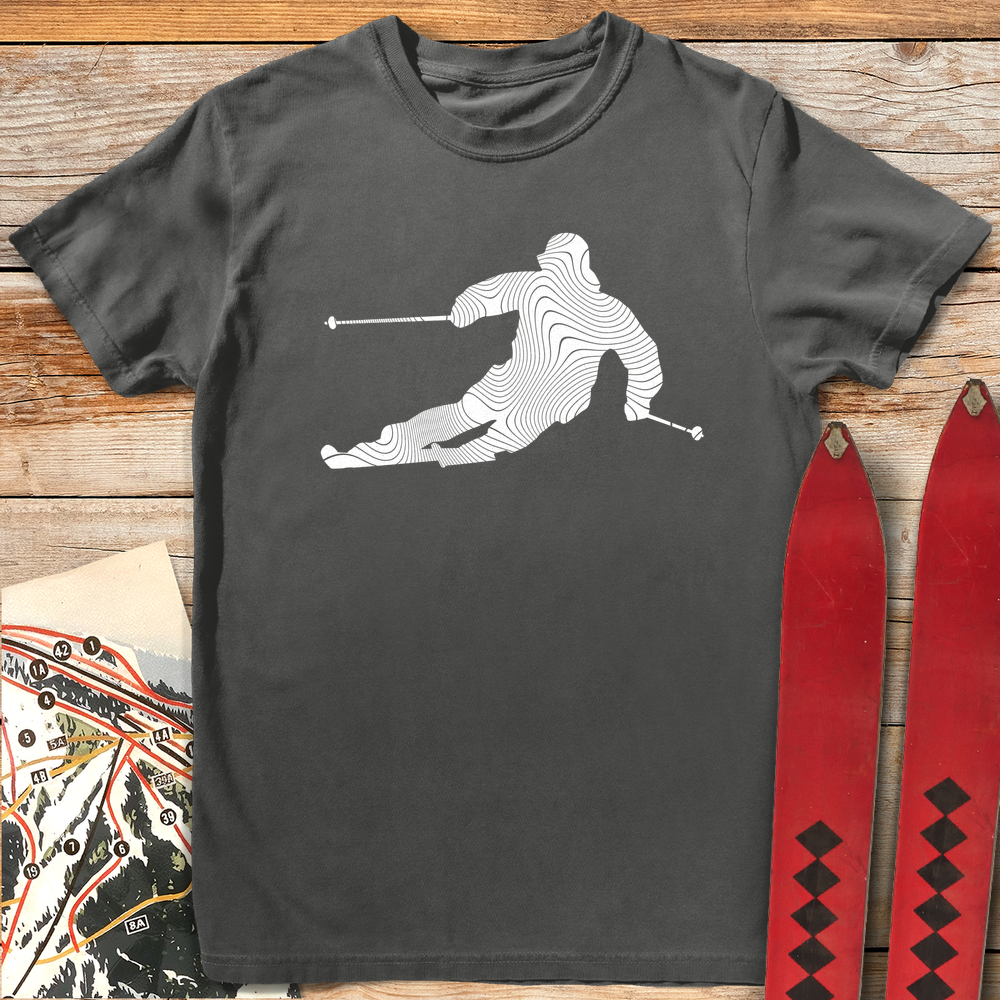 1038 Topo Skier White - Pepper