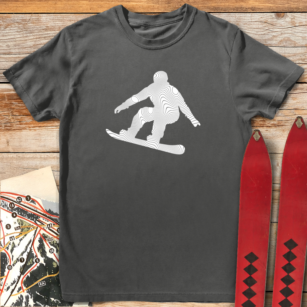 1037 Topo Snowboard White - Pepper