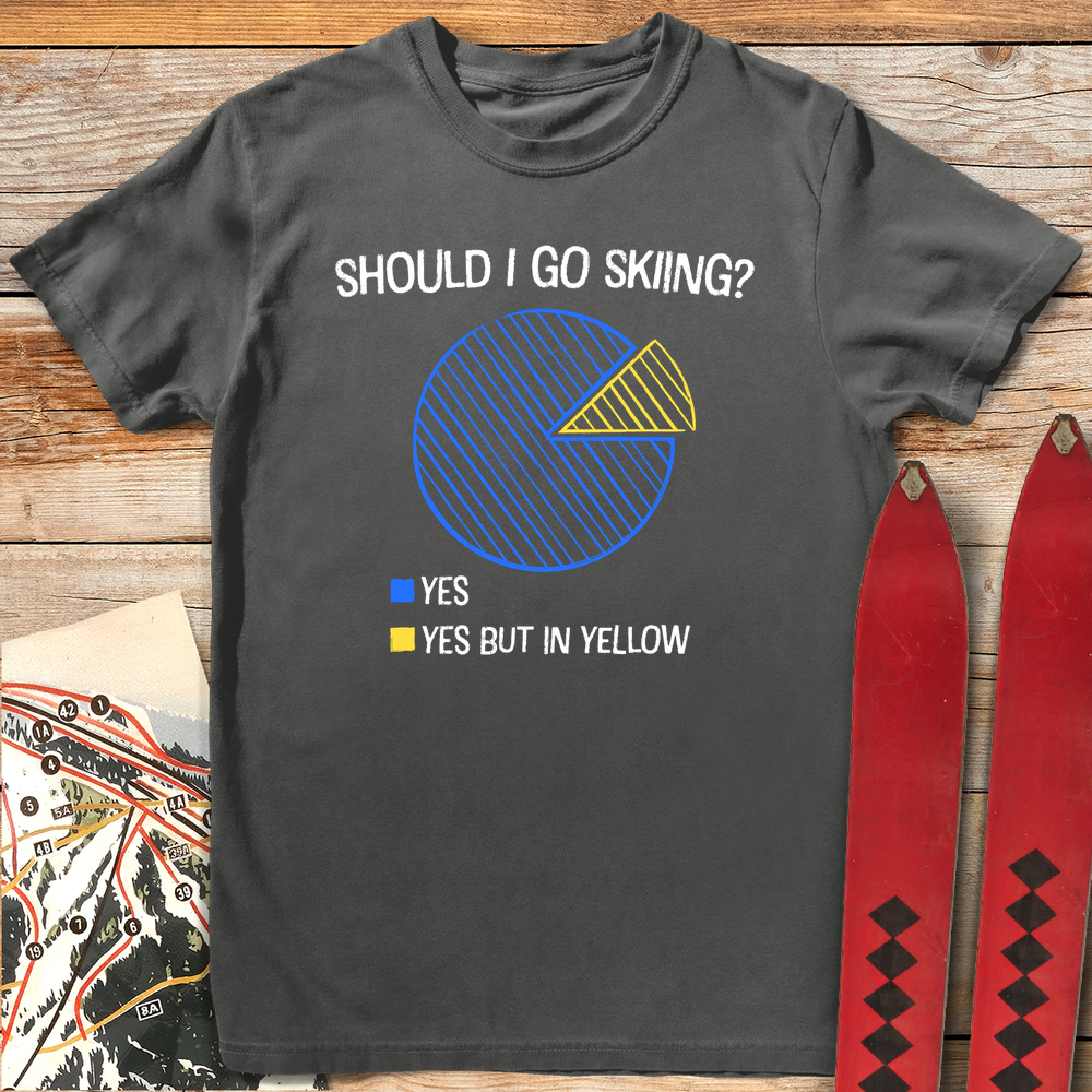 1027 Should I Ski White - Pepper