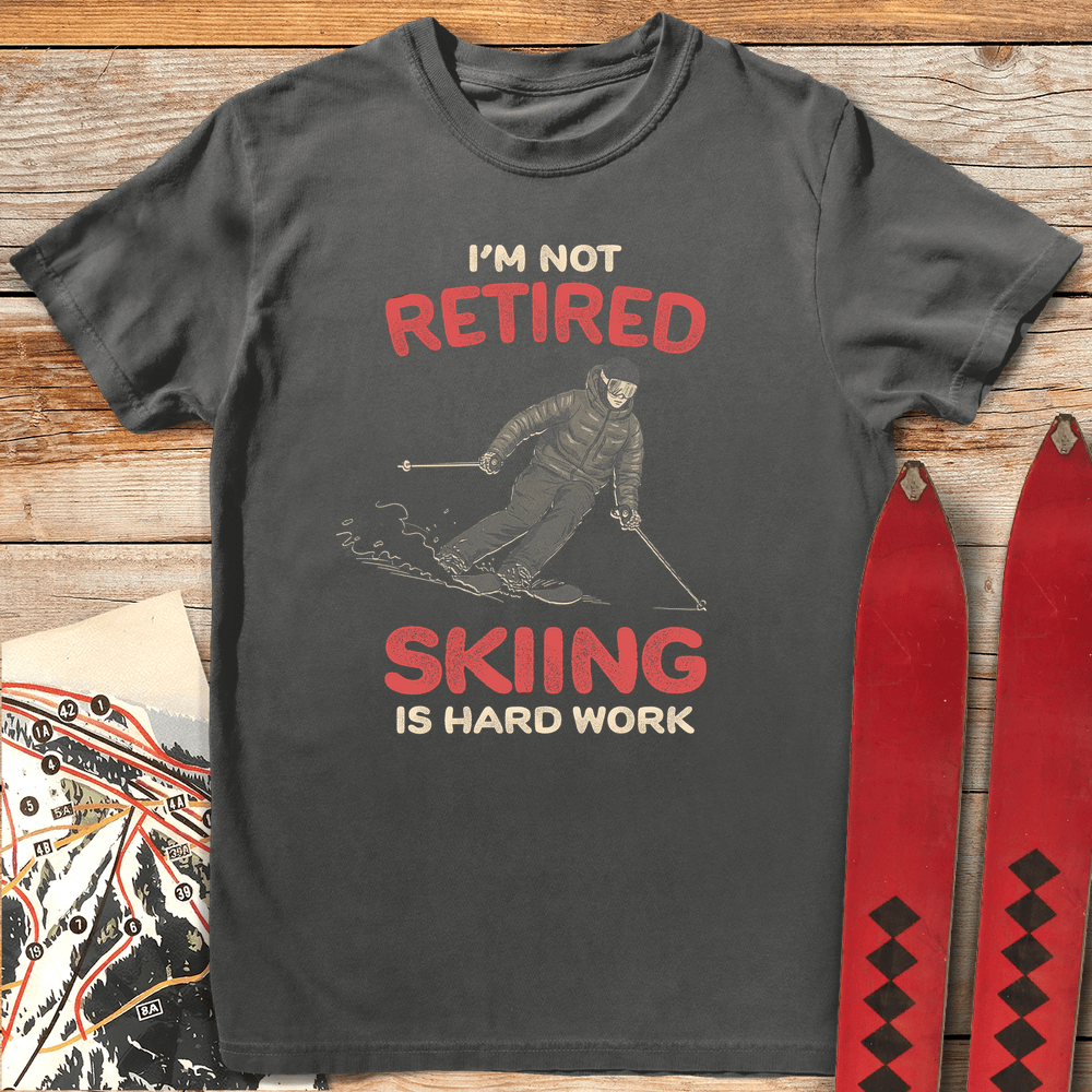1094 I M Not Retired White - Pepper