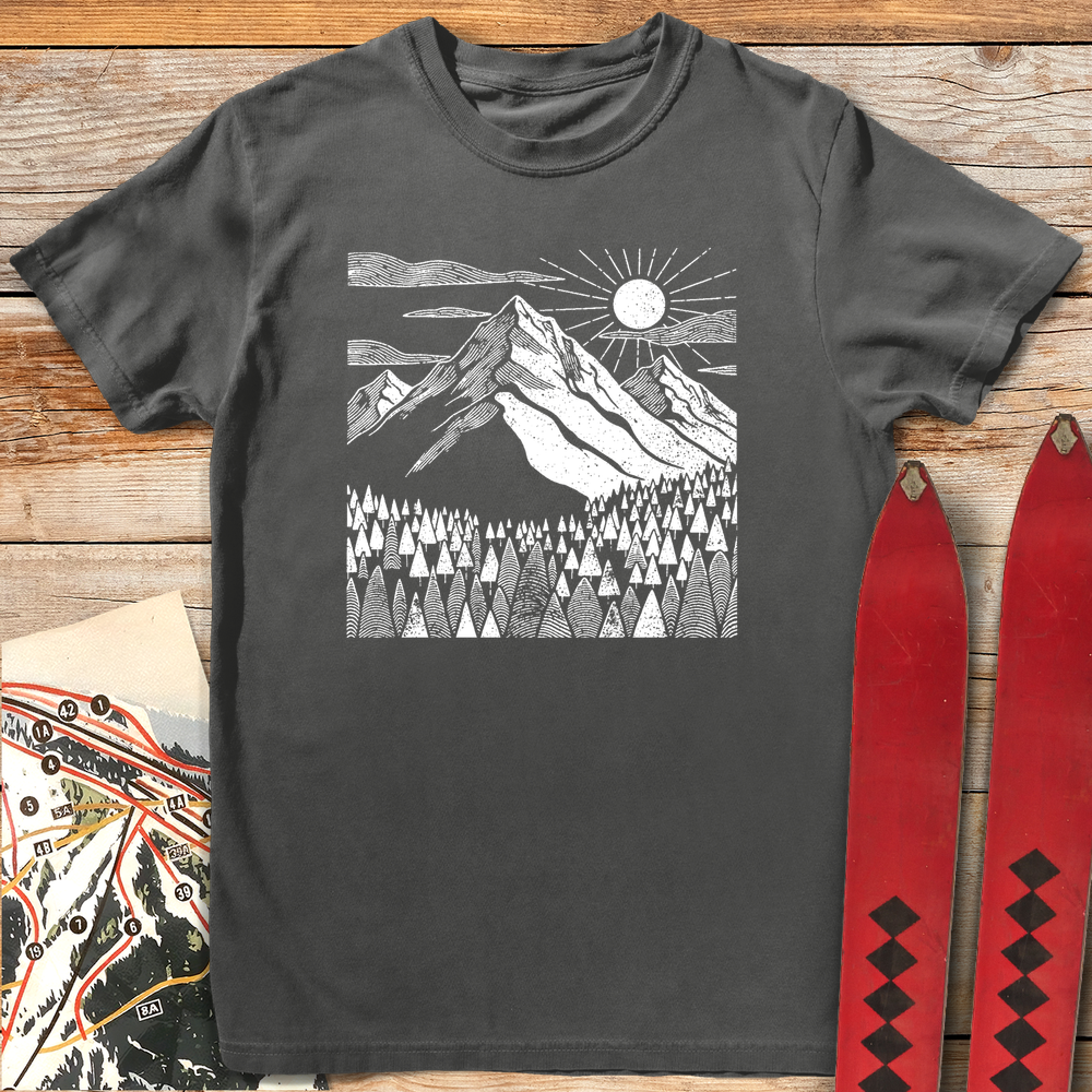 1126 Backcountry Views White - Pepper