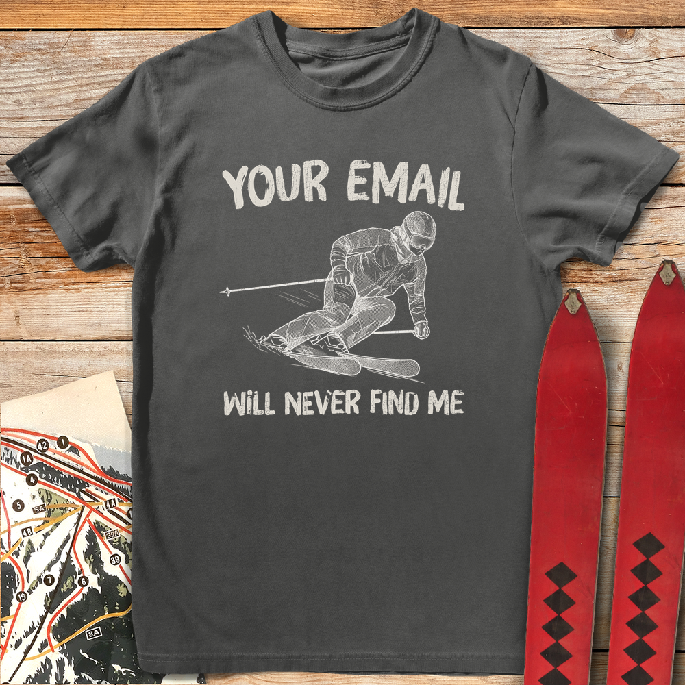 1173 Email Will Never Find Me Ski White - Pepper