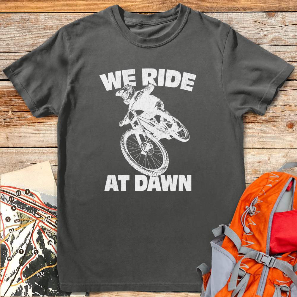 1186 We Ride At Dawn Bike White - Pepper