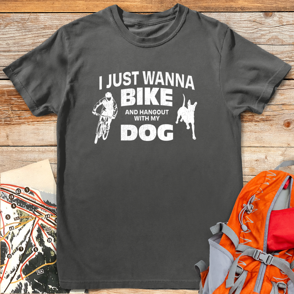 1193 Bikes And Dogs White - Pepper
