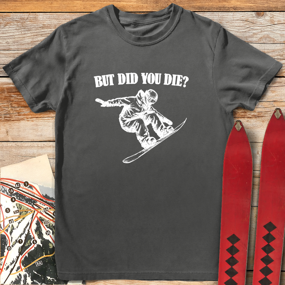 1208 Did You Die Snowboard White - Pepper