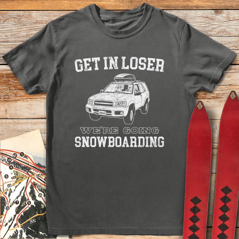 1240 Get In Loser Snowboard White - Pepper