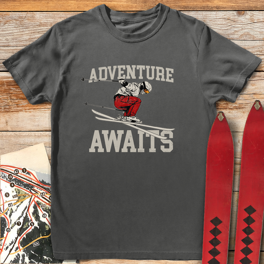 1269 Adventure Awaits Ski White - Pepper