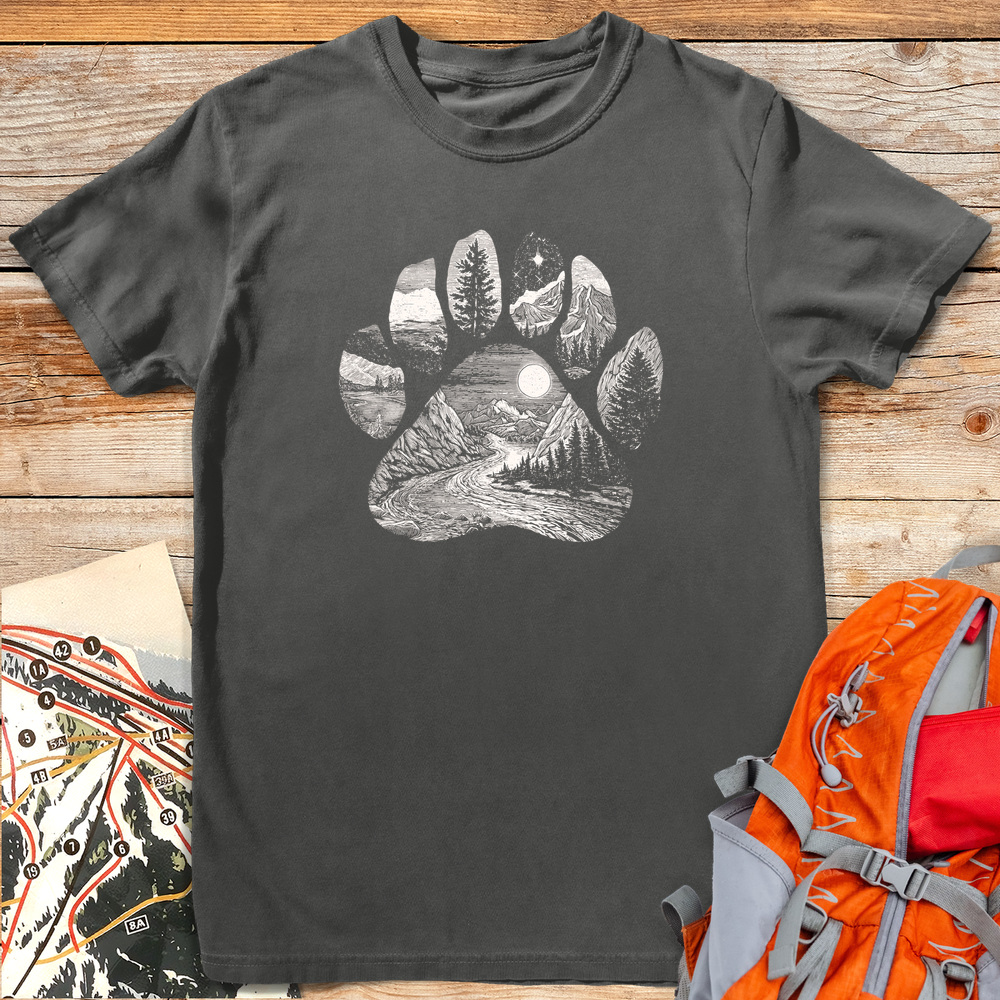 1312 Bear Pawscape White - Pepper