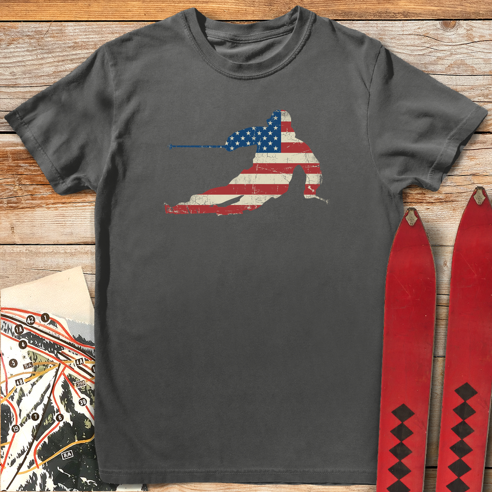 1329 Usa Flag Ski White - Pepper