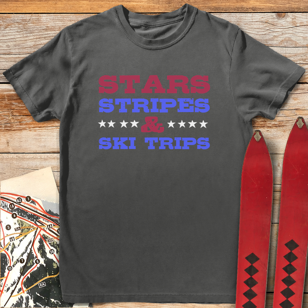1390 Stripes And Ski Trips White - Pepper