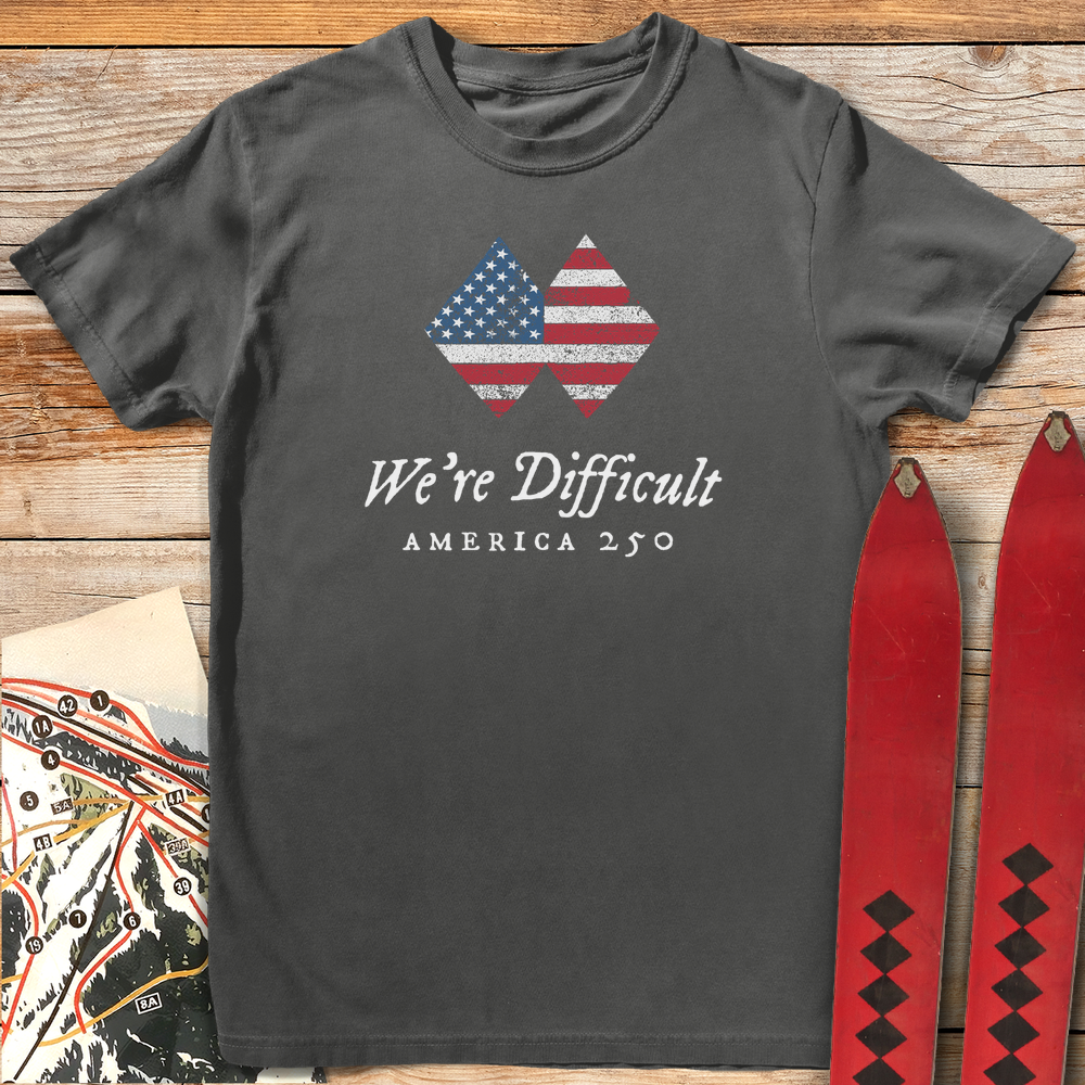 1416 We Re Difficult Usa 250 White - Pepper