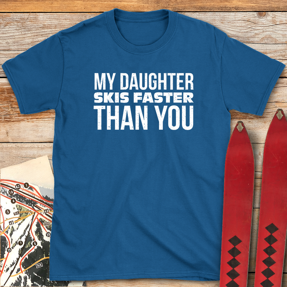 568 Daughter Skis Faster White - Royal