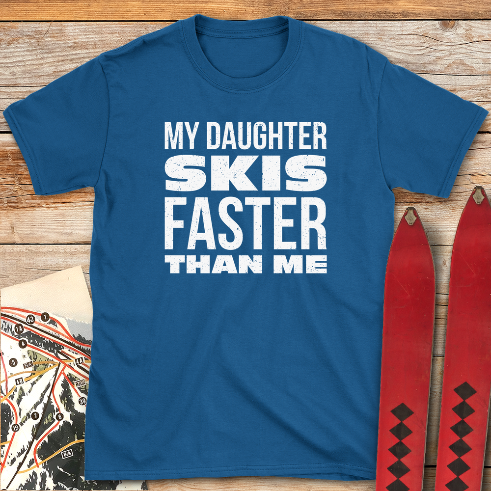 561 Daughter Skis Faster White - Royal