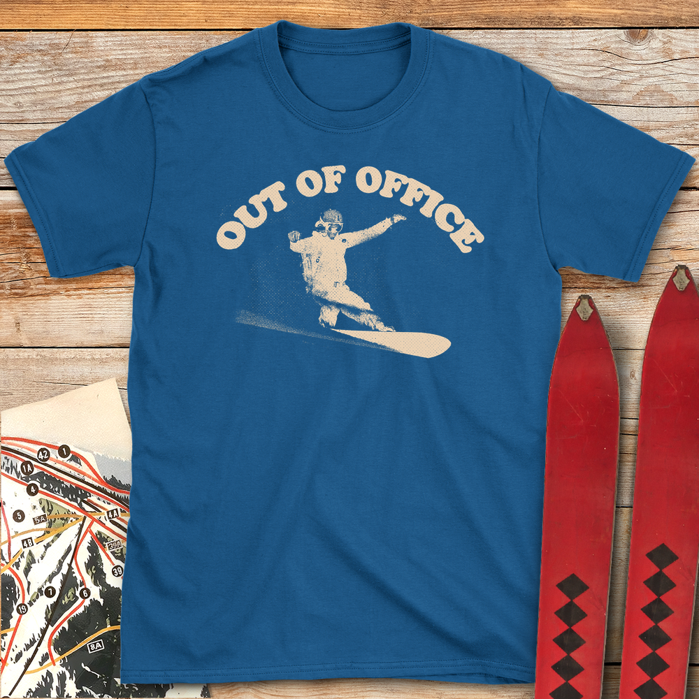589 Out Of Office Snowboard White - Royal