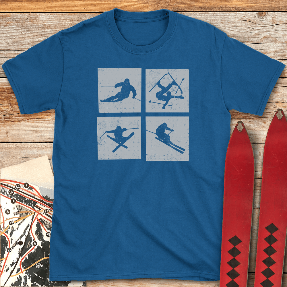 684 Ski Box Story White - Royal