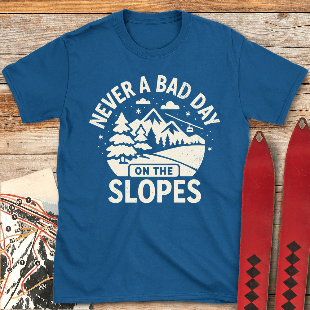785 No Bad Days White - Royal