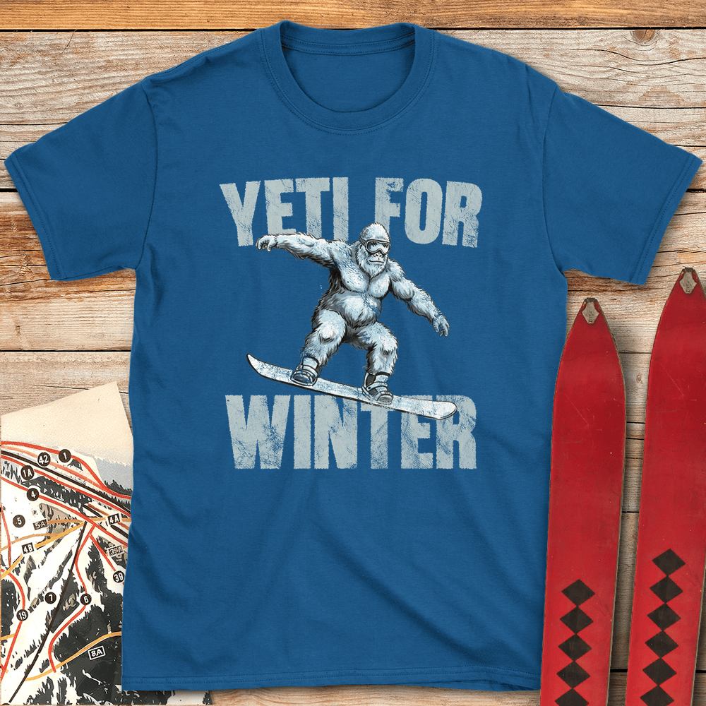 852 Yeti For Winter Board White - Royal