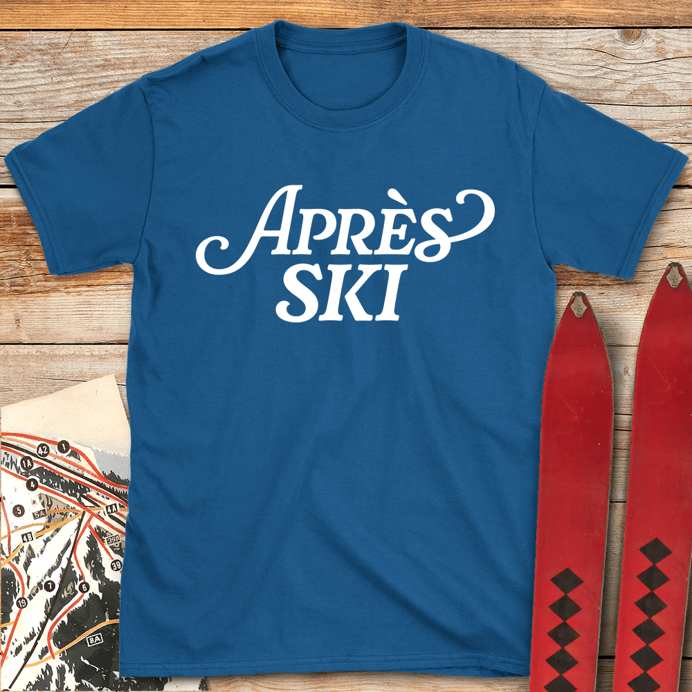 83 Apre S Ski Calligraphy White - Royal