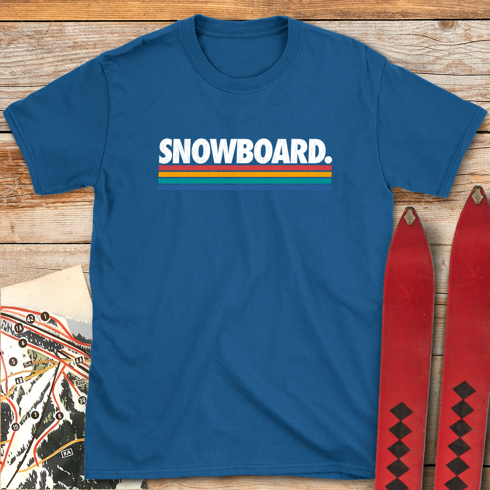 1013 Calssic Snowboard Line White - Royal