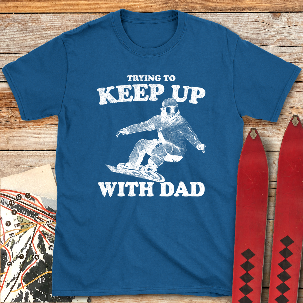 998 Keep Up Snowboard Dad White - Royal