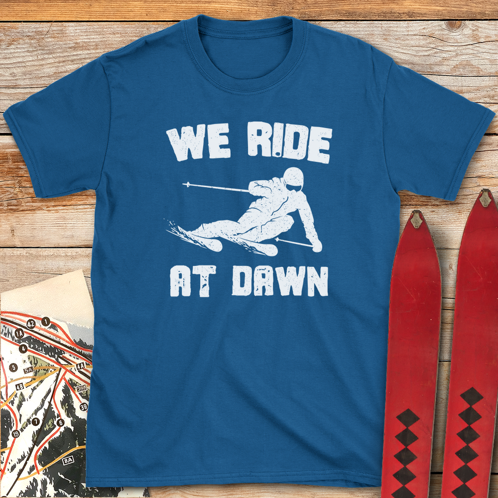 1175 Ride At Dawn Ski White - Royal