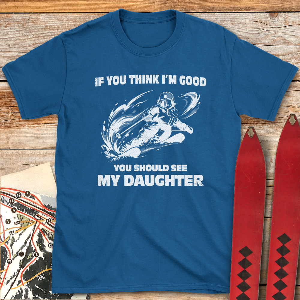 1294 See My Daughter Ski White - Royal