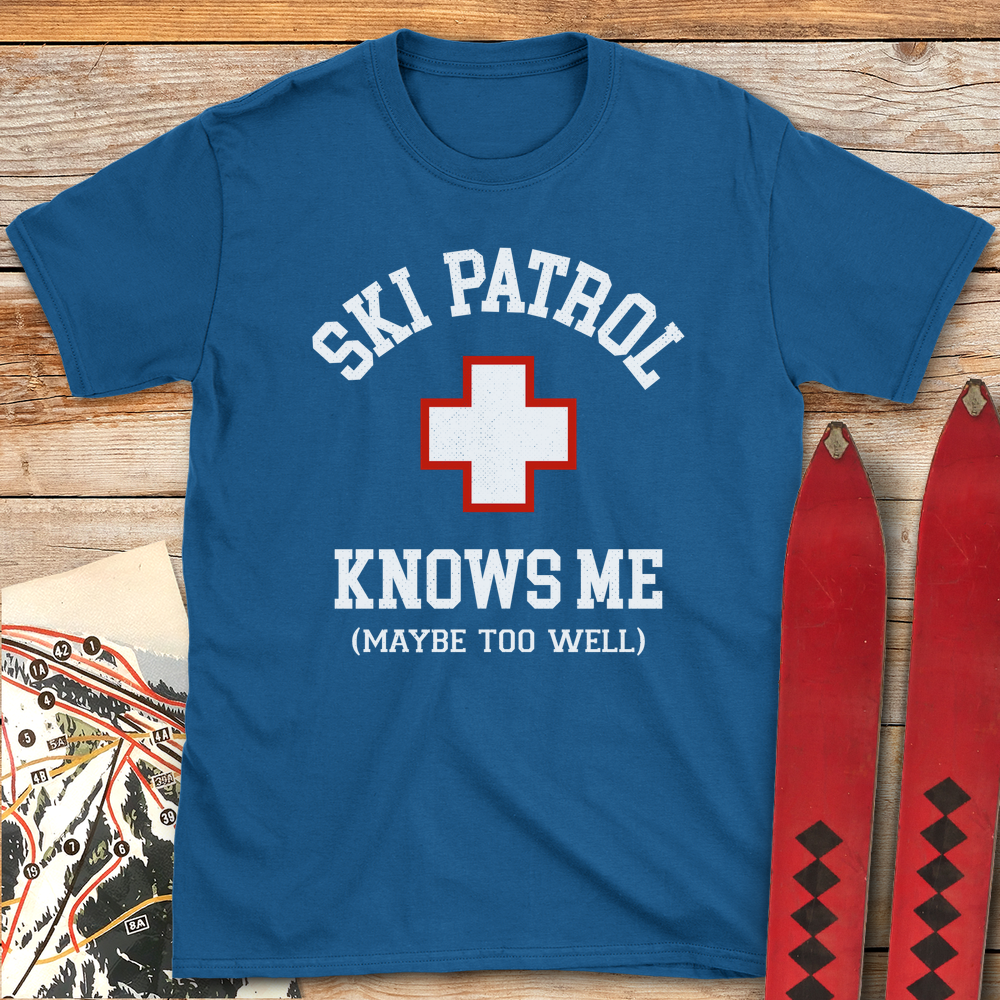 1342 Patrol Knows Me White - Royal