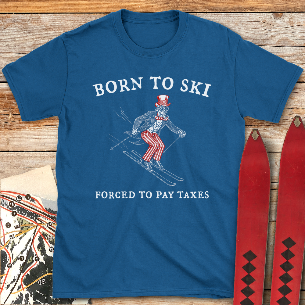 1386 Ski Tax White - Royal