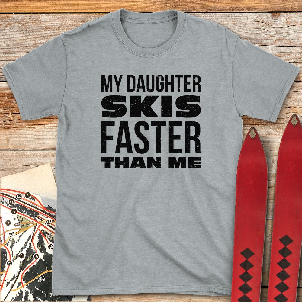 561 Daughter Skis Faster White - Sport Grey